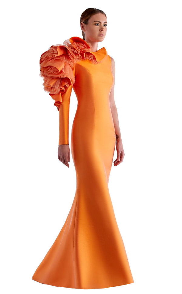 Orange Designer Dress for Any Occasion ...